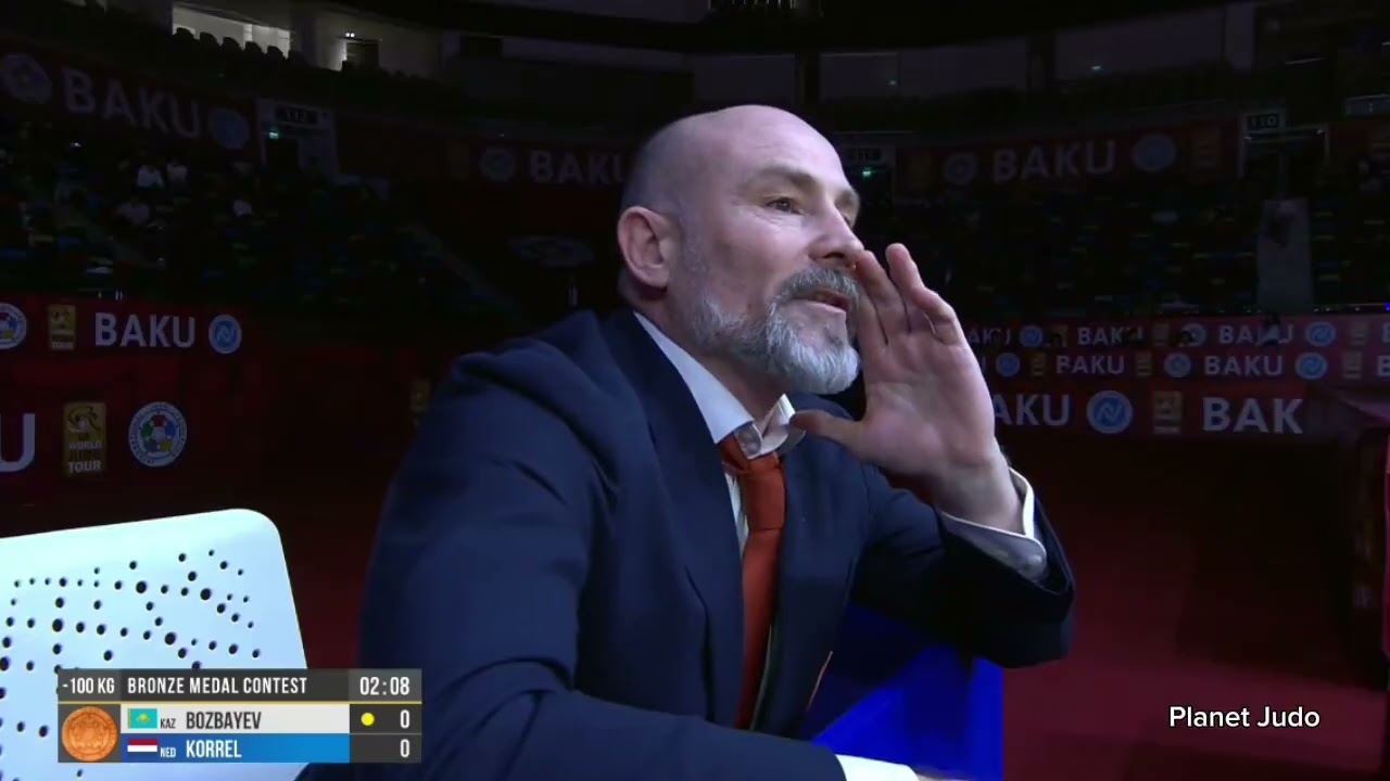 Islam BOZBAYEV 🇰🇿 🆚️ Michael KORREL 🇳🇱 | схватка за бронзу/-100кг | Большой Шлем Баку 2024