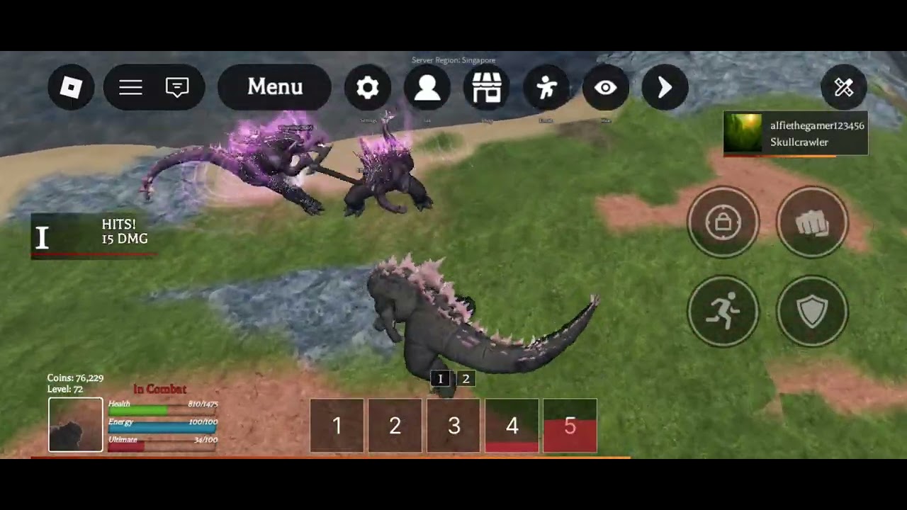 Grinding for heisei godzilla in kaiju multiverse