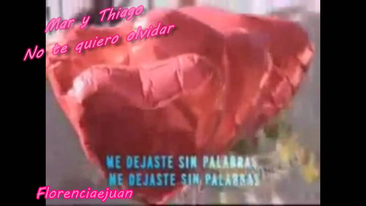 Mar y Thiago//No te quiero olvidar//