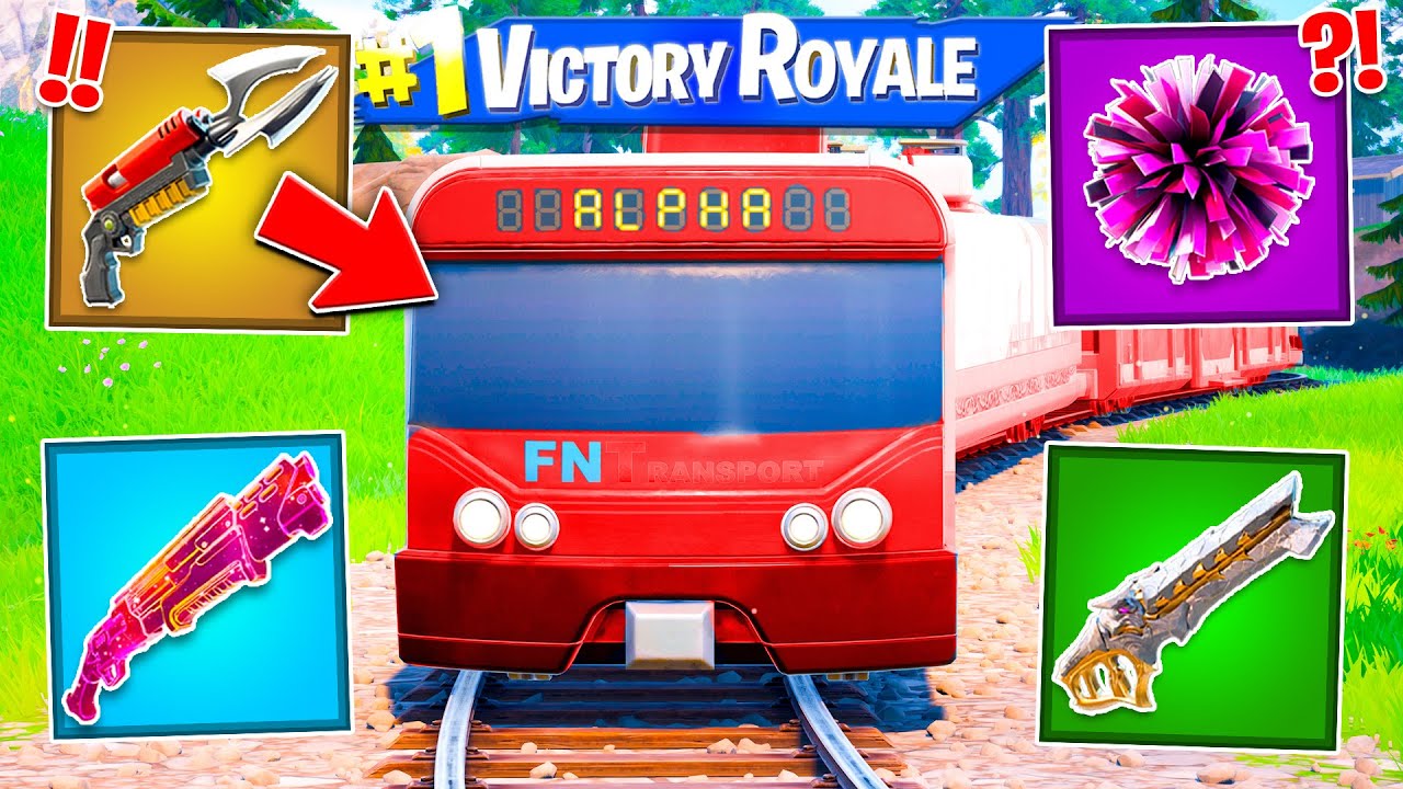 TYLKO LOOT Z POCIĄGU CHALLENGE W FORTNITE