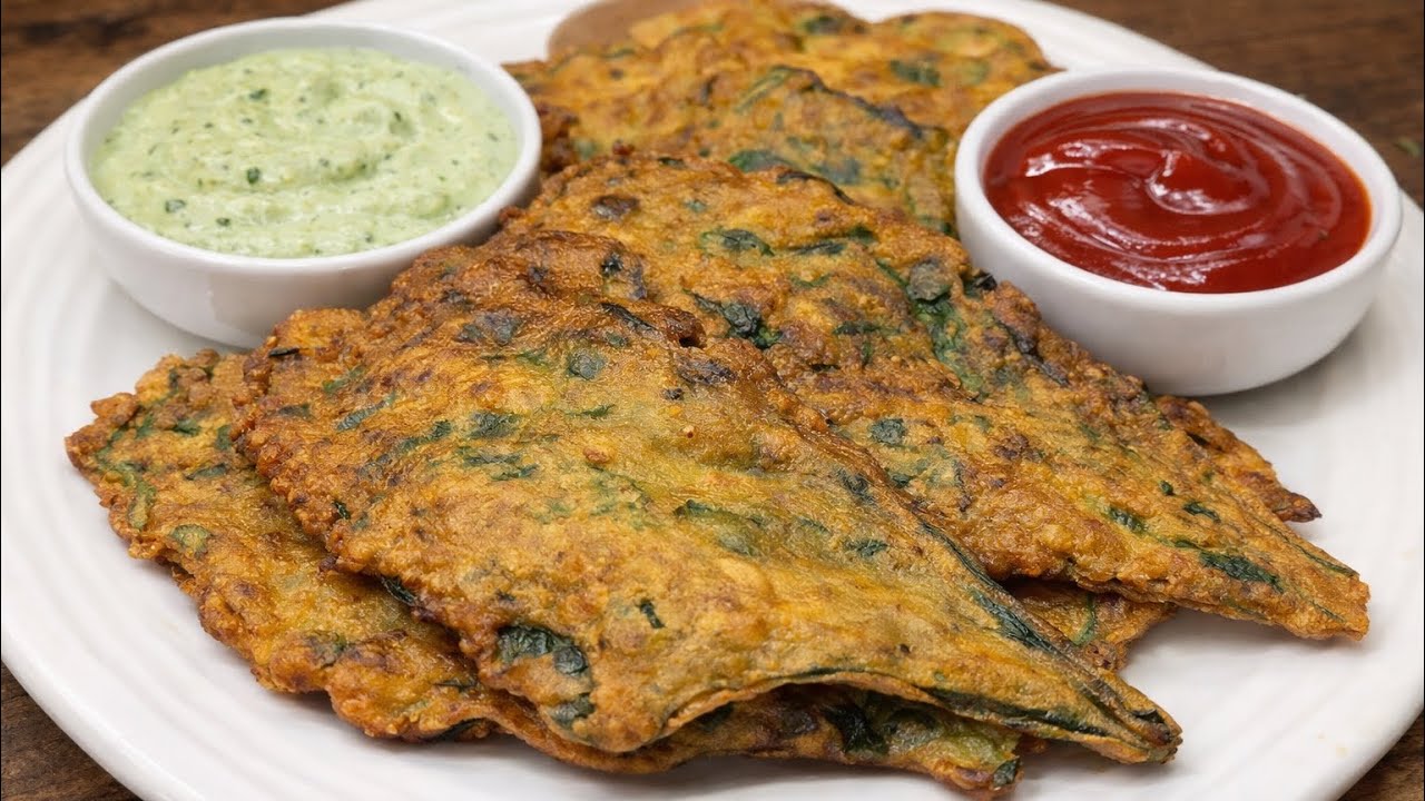 Ramzan Special Crispy Palak K Pakoray! Delicious and Yummy! 😋