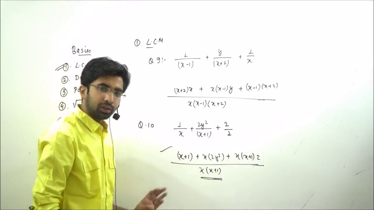 Basics and Indices Properties.