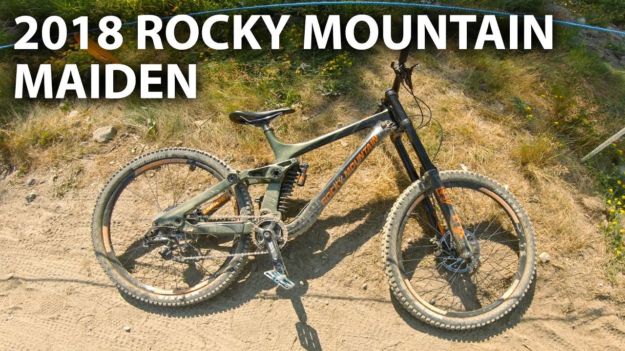 Demo Riding a 2018 Rocky Mountain Maiden - Whistler Bike Park | Jordan Boostmaster