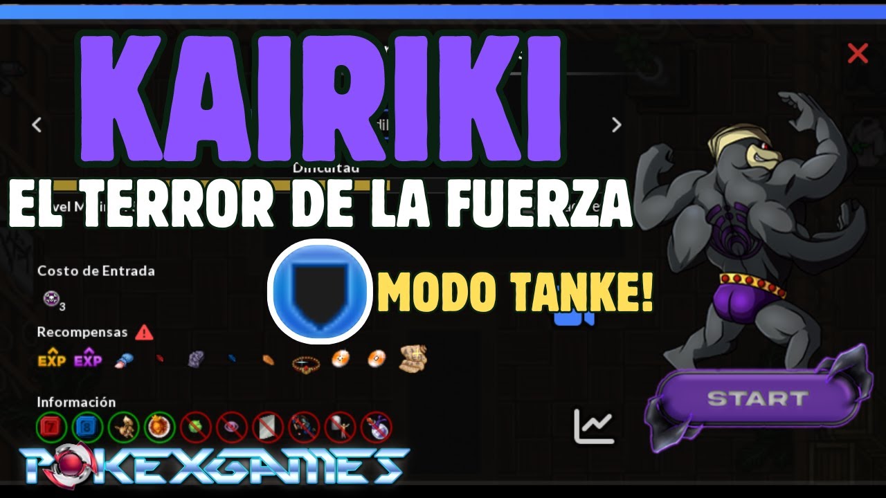 KAIRIKI - SERIE DE TERRORS - 1 DE 11  - MODO TANQUE! - POKEXGAMES EN ESPAÑOL #pokexgames #español