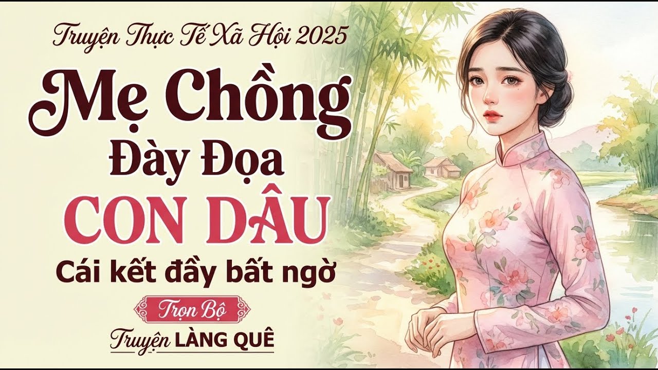 Truyện đời hay nghe mà thấm： MẸ CHỒNG CAY NGHIỆT XÚI CON PHẢN BỘI, NÀNG DÂU NUỐT NƯỚC MẮT RỜI ĐI ĐỂ