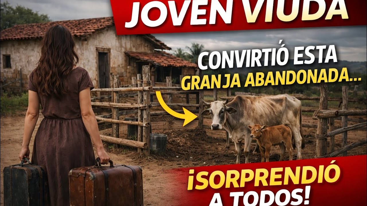 LA JOVEN VIUDA heredó UNA GRANJA ABANDONADA… Lo que hizo con la VACA DELGADA sorprendió a todos