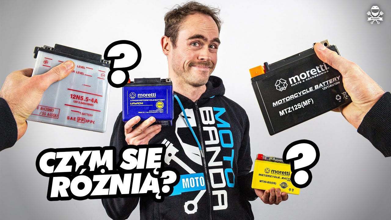 Wybór Akumulatora do Motocykla - Jakie są Rodzaje Akumulatorów?