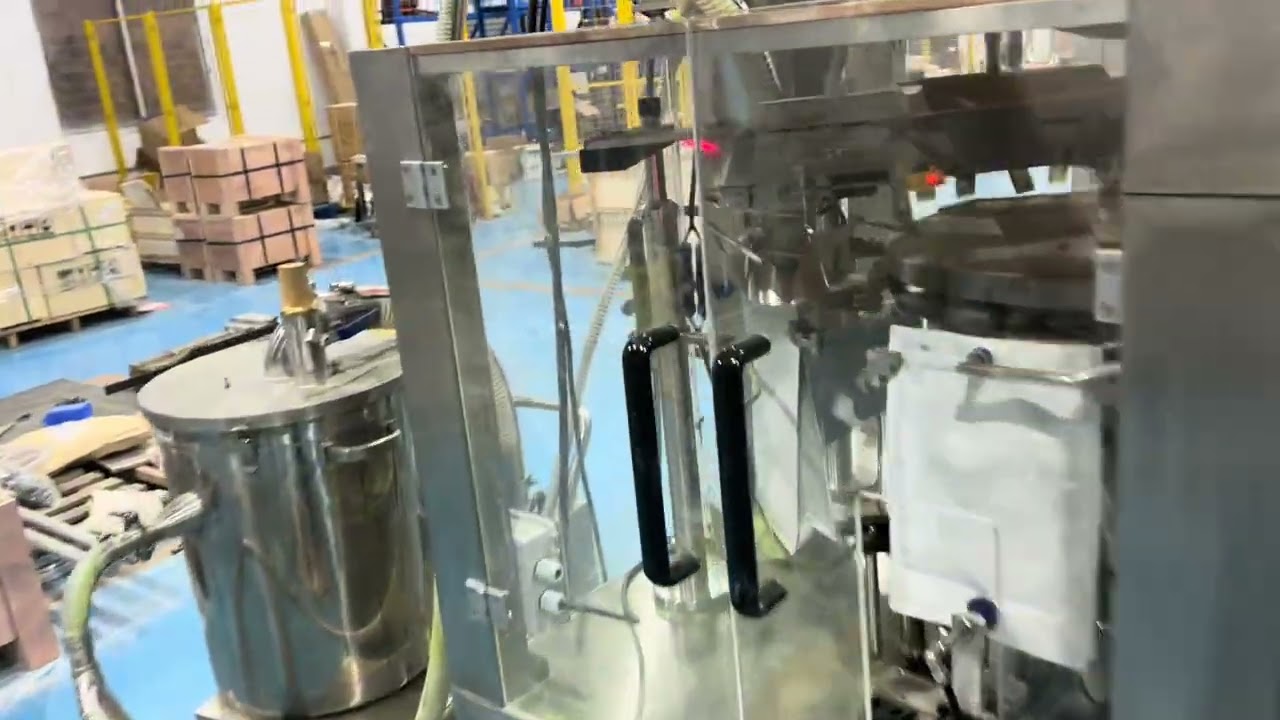 Automatic pre-made bag packing machine powder filling pre-made pouch