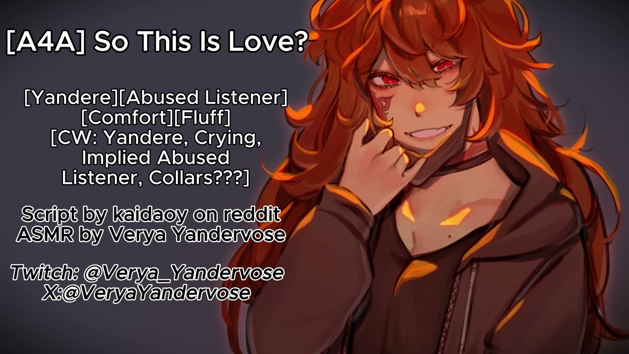 [A4A] So This Is Love? [Yandere] [Abused Listener] [Comfort] [Fluff] // [Yandere ASMR]