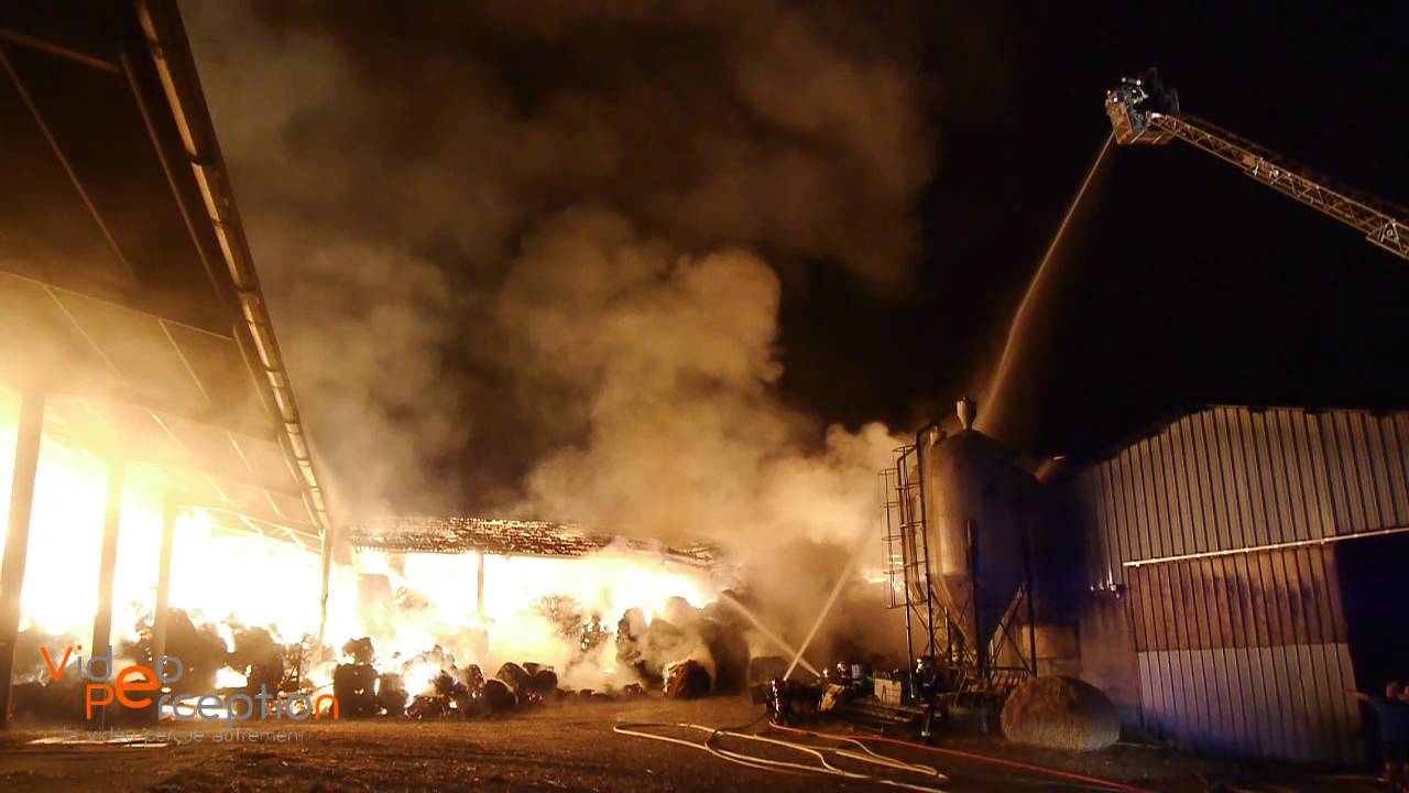 Feu de hangar à Steinsoultz