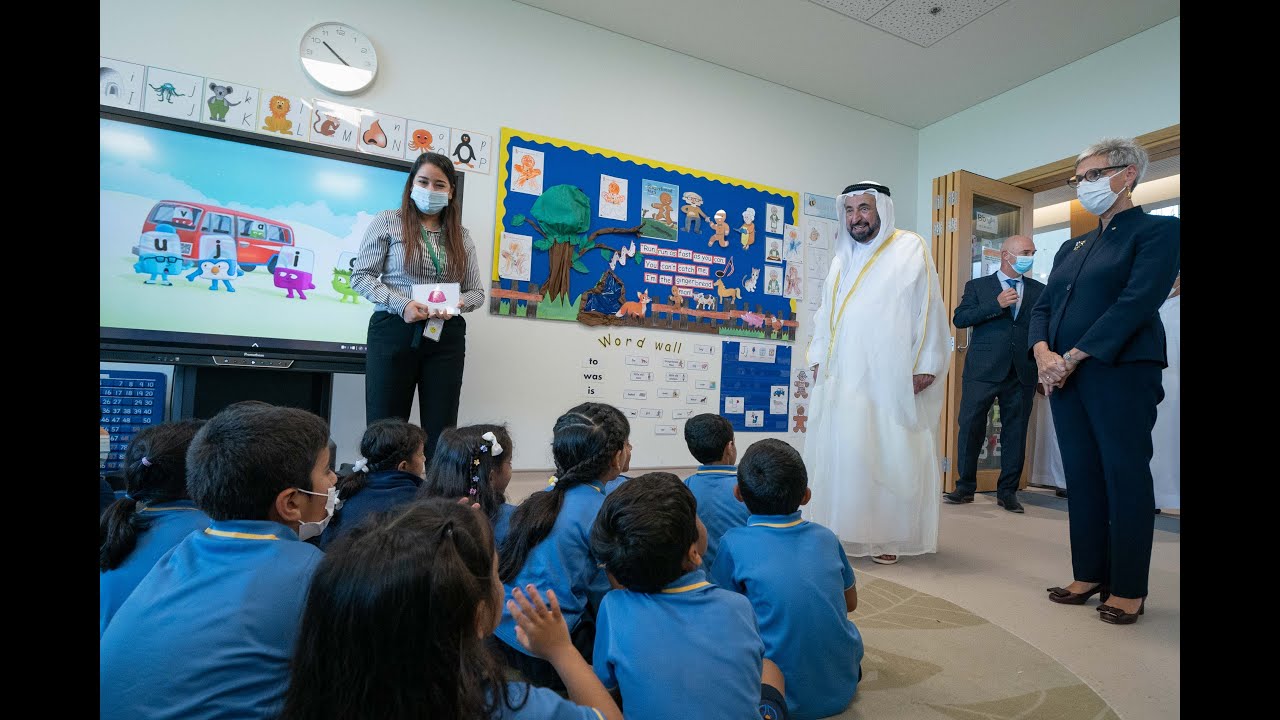 صاحب السمو حاكم الشارقة يفتتح مدرسة فكتوريا الدولية بالمنطقة الوسطى