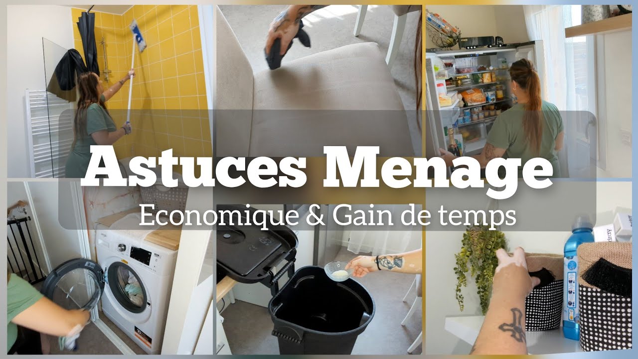 || ASTUCES MÉNAGE || NETTOYAGE ÉCONOMIQUE ✨