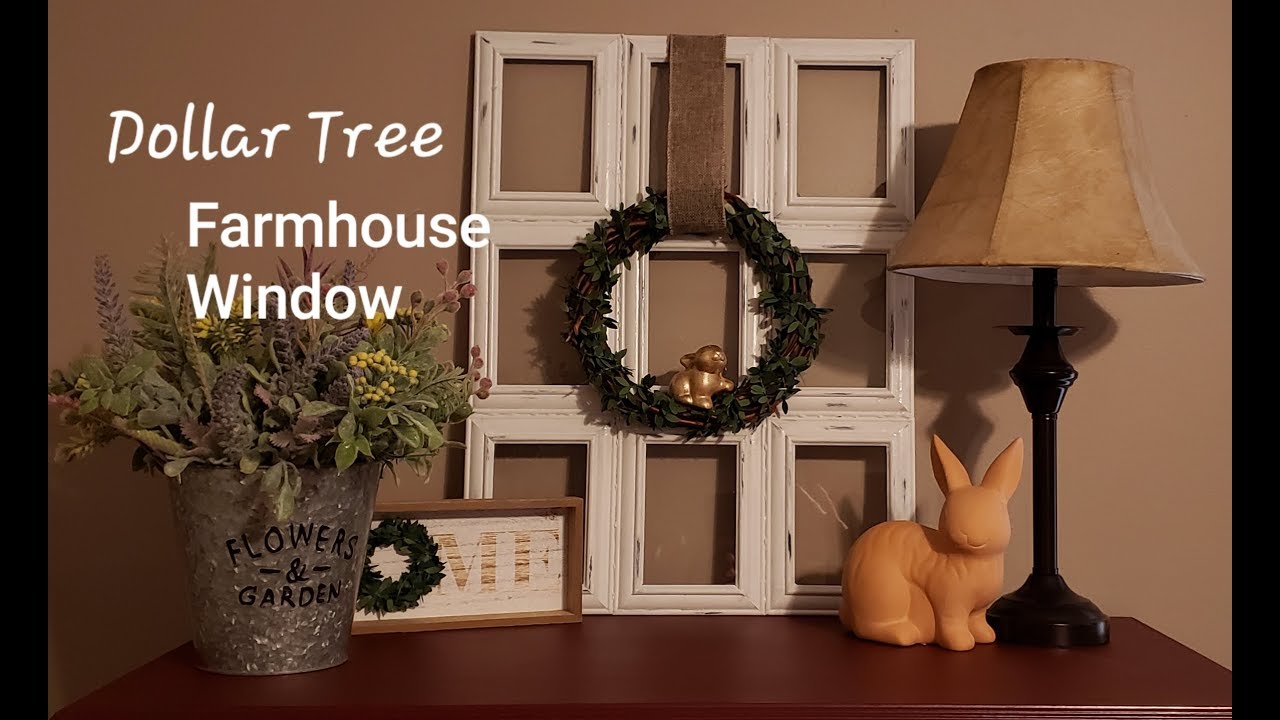 Dollar Tree Spring / Easter DIY Window Decor February 2019