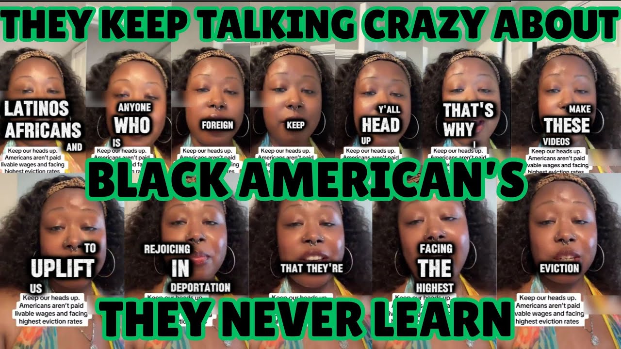 |NEWS| She Said Its Us (Black American's) Vs Them (Immigrant's)