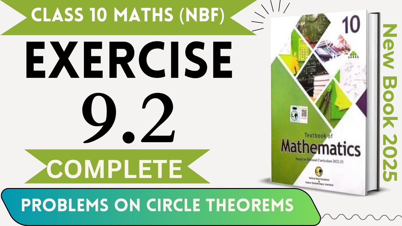 Class 10 Maths Exercise 9.2 New book nbf || 10th math nbf Chapter 9 ex 9.2||  Ex 9.2 class 10 nbf