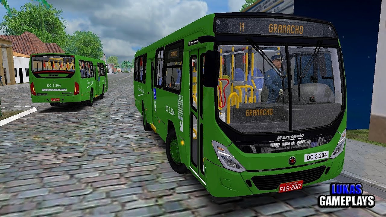 🔴[OMSI 2] Torino 2014 MIDI OF-1519 Bluetec 5 +G27 - Mapa Litoral Paranaense L001