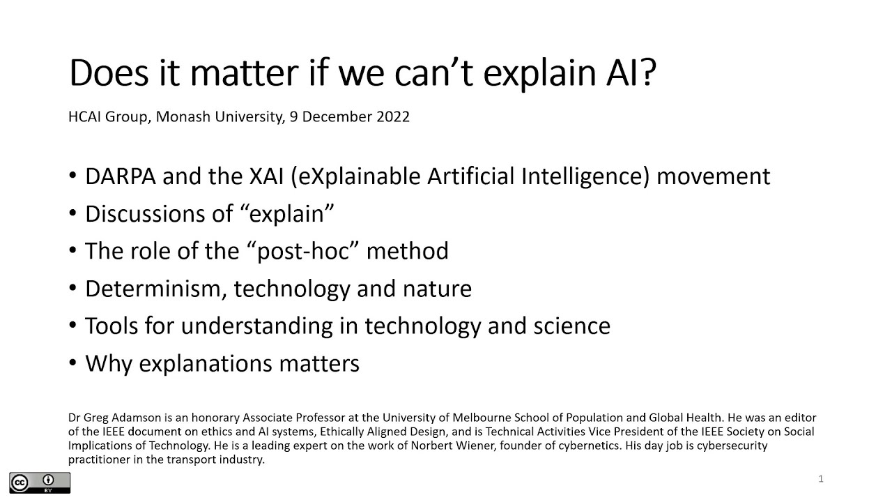 Does it matter if we can&rsquo;t explain AI? | Human-Centred AI