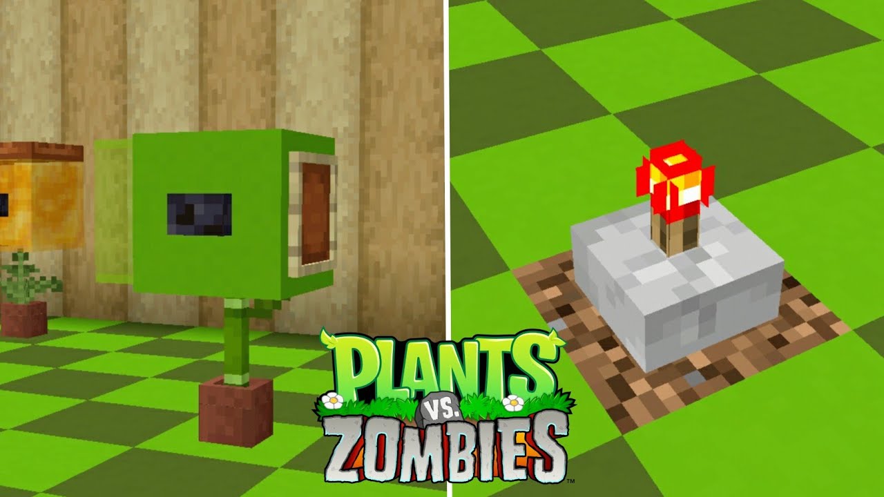 Minecraft: Plants VS Zombie Build Hacks