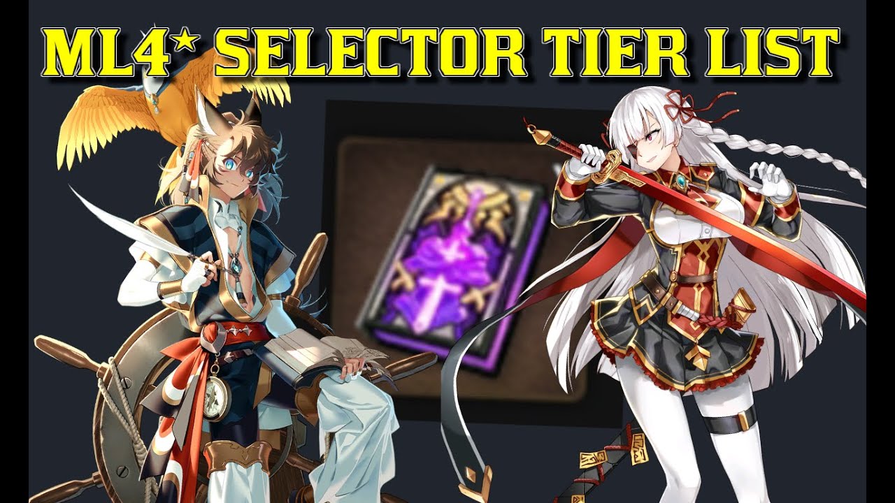 ML4*  TIER LIST - Which Moonlight 4 star unit should you get if you do the Auxiliary Lots recall.