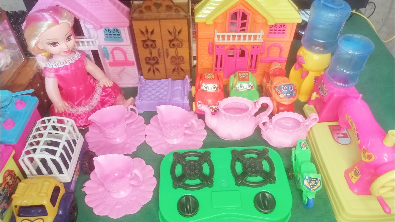 Unboxing of cute toys and kitchen set unboxing with reviews ASMR #toys #lifeisbutadream #dollhouse 