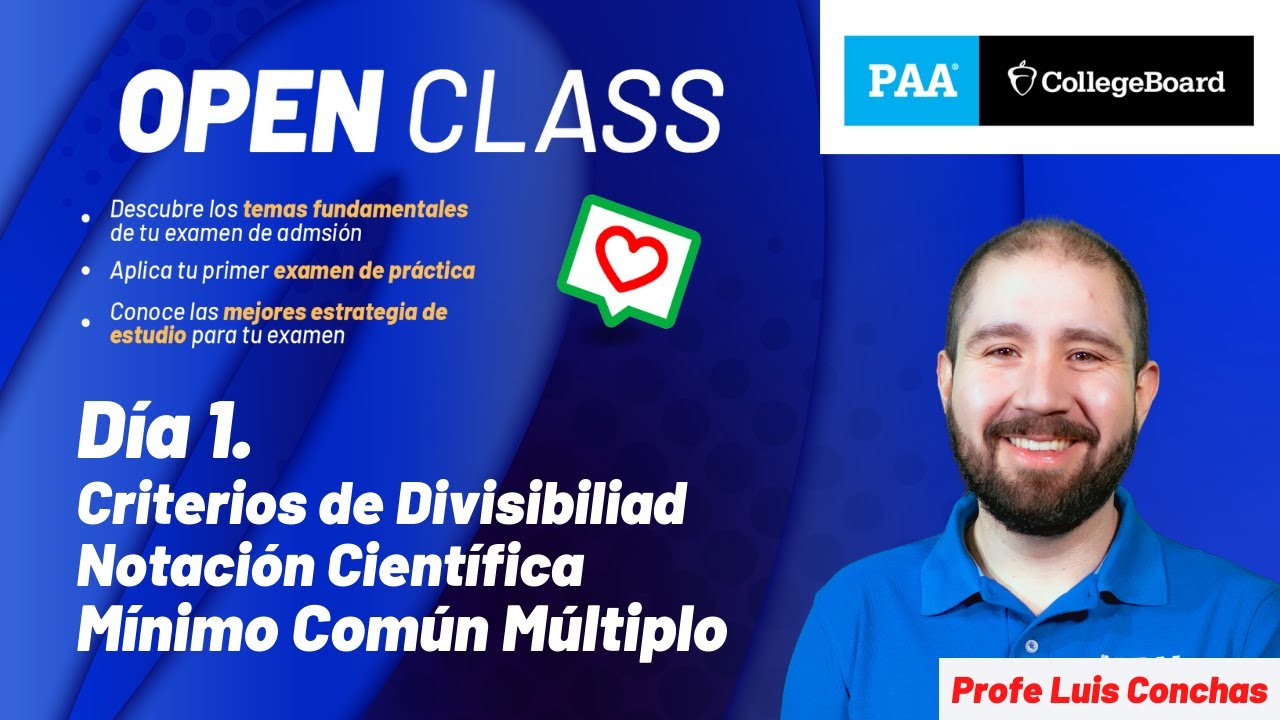 Día 1 - Open Class 2024 - Matemáticas -