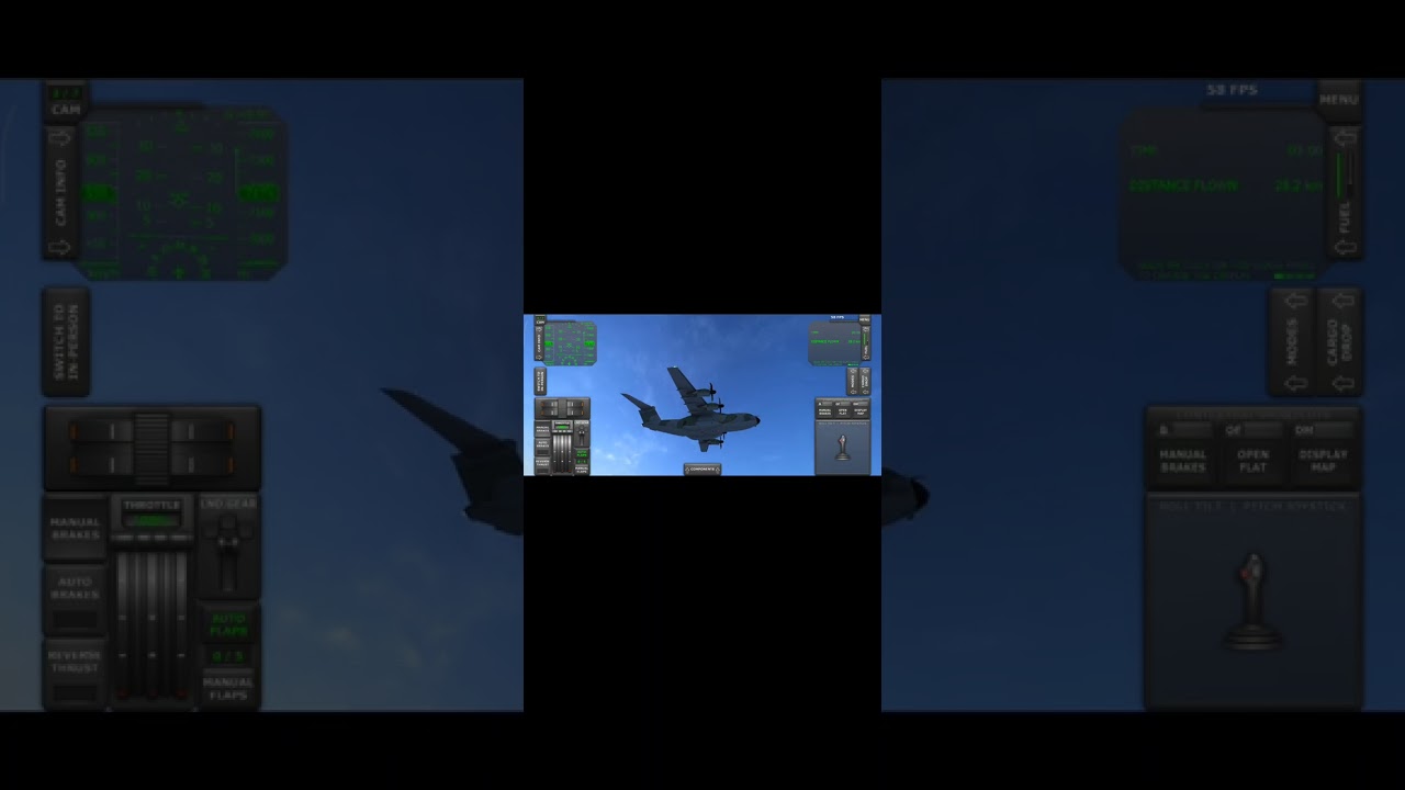 Turbo prop flight