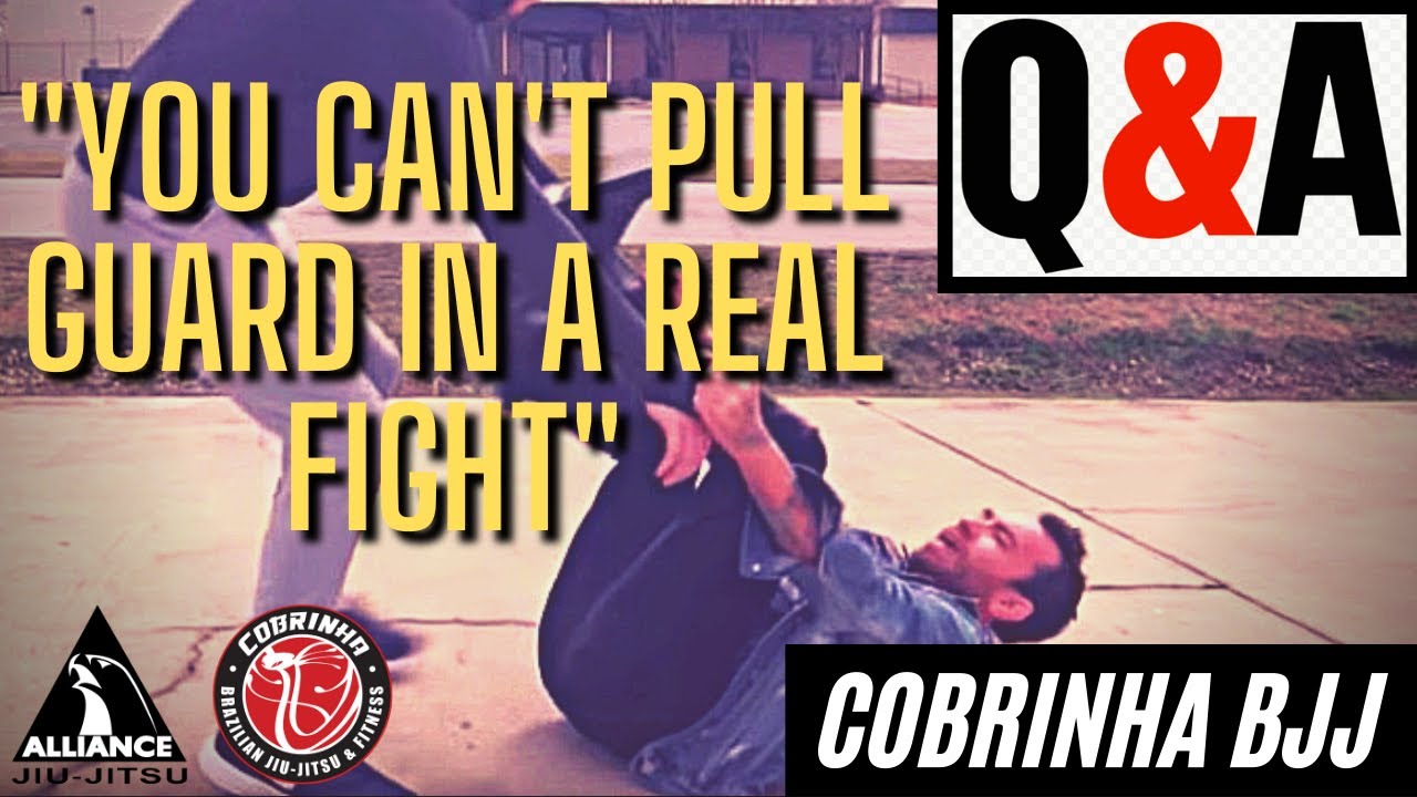 BJJ wont work in a real fight cause you cant pull guard