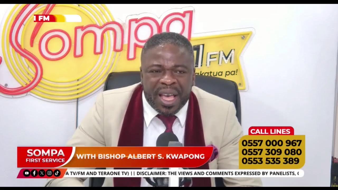SOMPA FIRST SERVICE WITH BISHOP ALBERT SACKEY KWAPONG LIVE ON SOMPA 93.1FM/TV  II 18-02-26