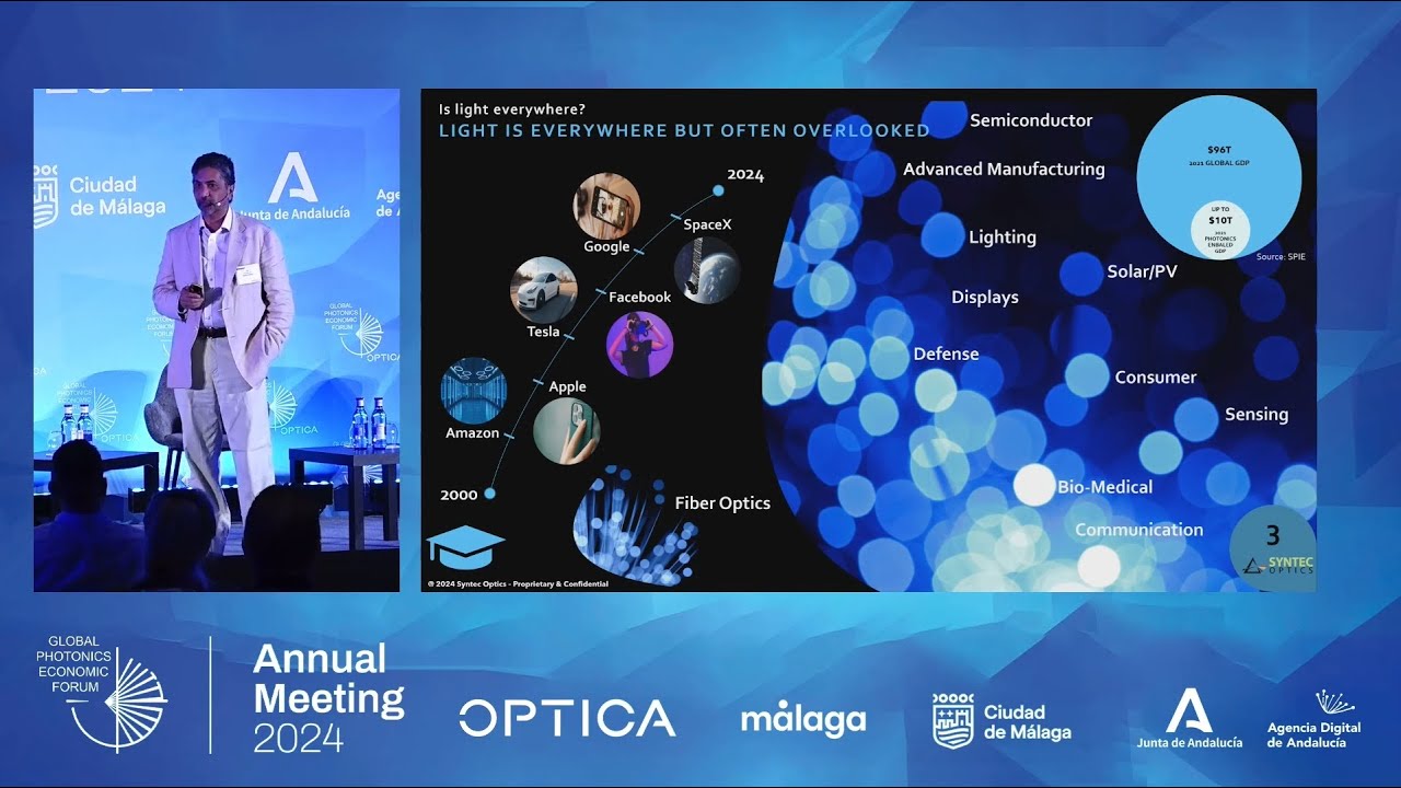 Global Photonics Economic Forum 2024 | Keynote | Al Kapoor | Syntec Optics