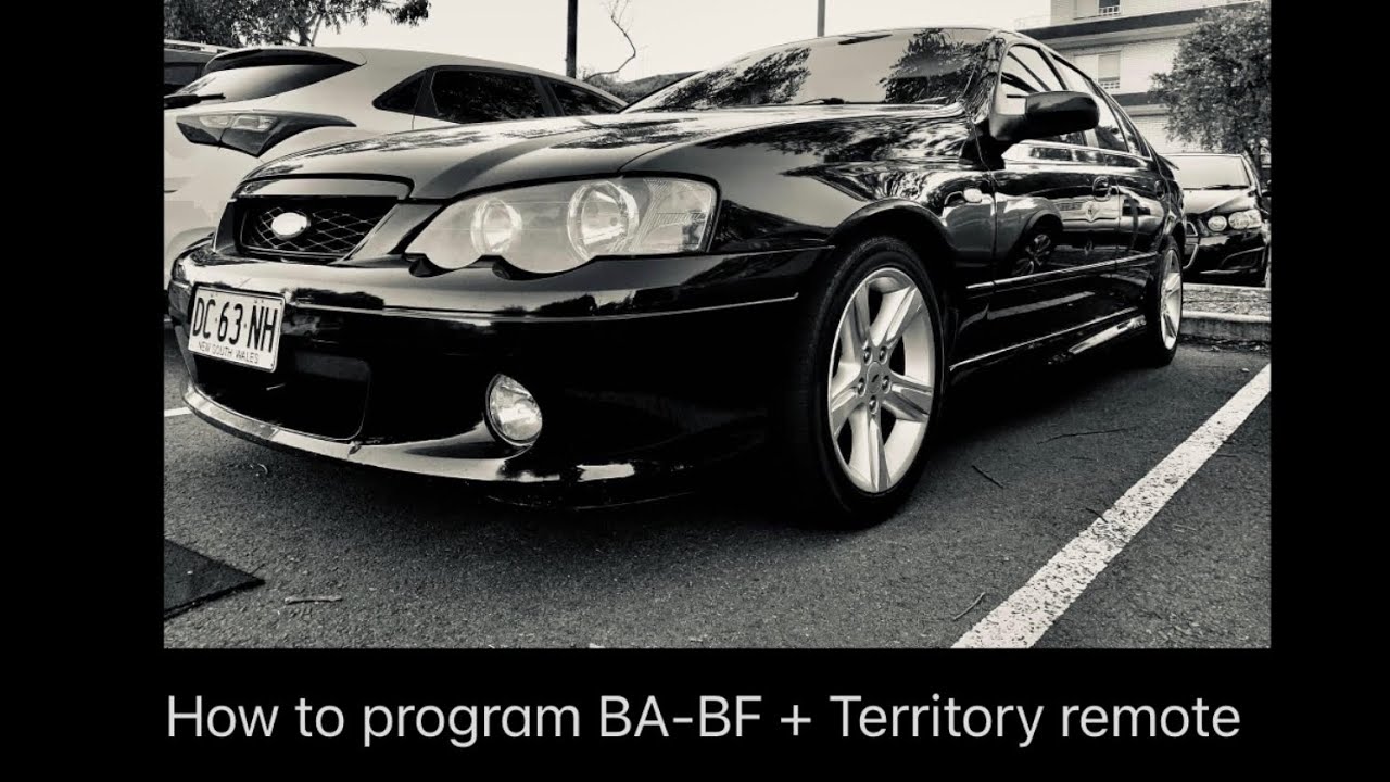 Ford Falcon BA/BF Territory - How to program remote