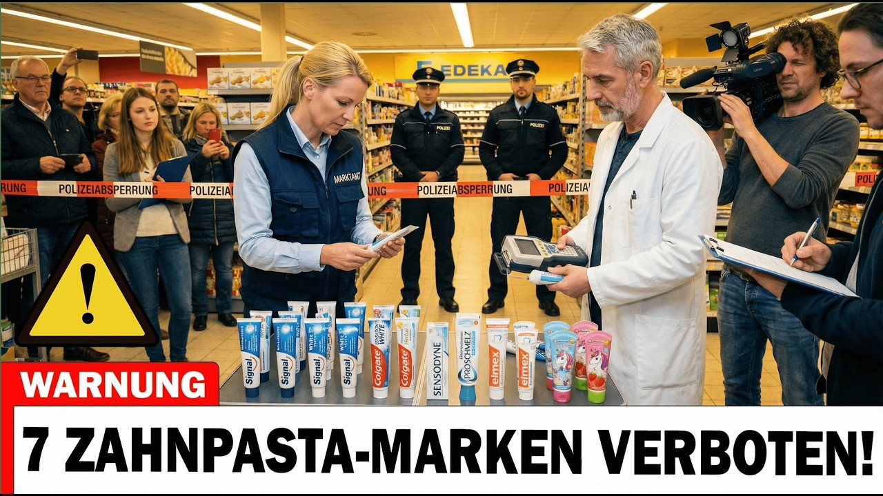 WARNUNG: Diese 7 Zahnpasta-Marken enthalten verbotene Stoffe (&Ouml;ko-Test 2026)