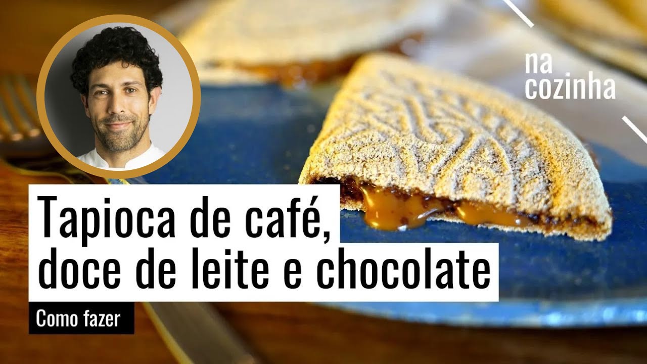 TAPIOCA DE CAFÉ COM DOCE DE LEITE E CHOCOLATE: RECEITA DE RODRIGO OLIVEIRA É SIMPLES E DELICIOSA