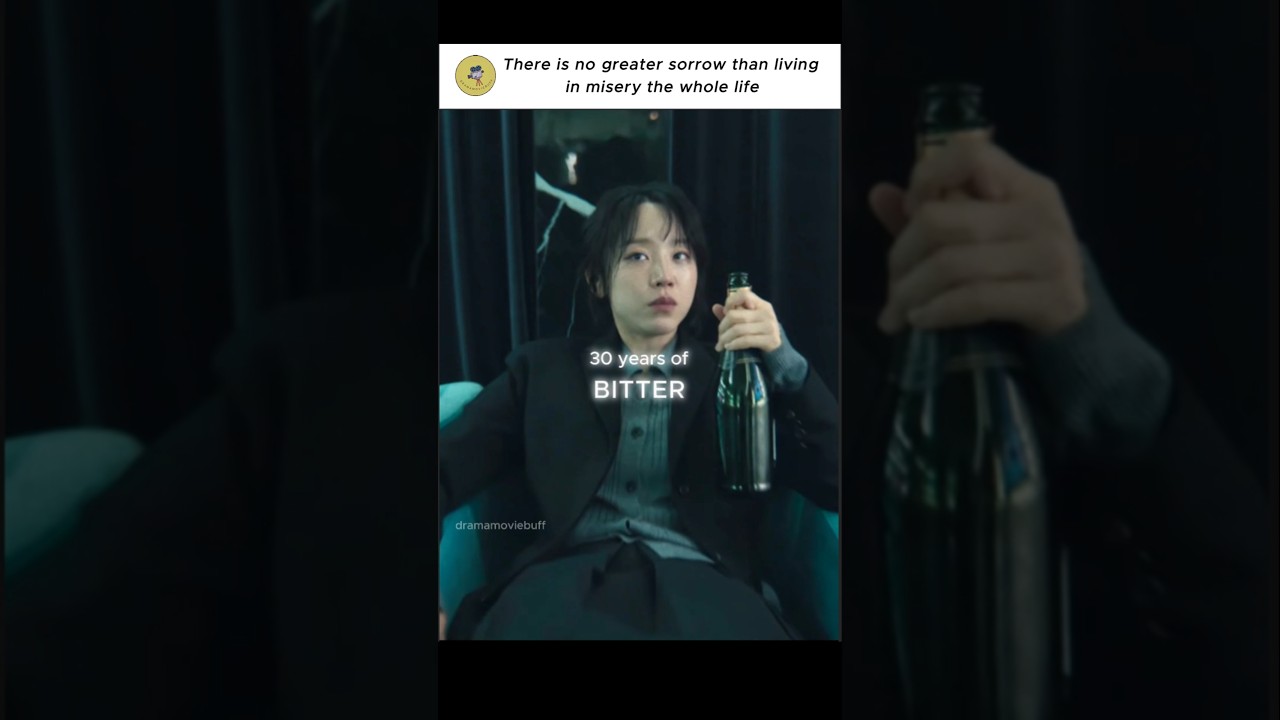 There's no greater sorrow than living in misery the whole life💔 #theartofsarah #netflix #shinhyesun