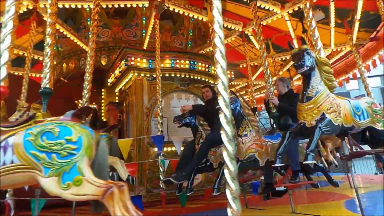 Ryan on the Leeds and Sheffield Christmas Carousels