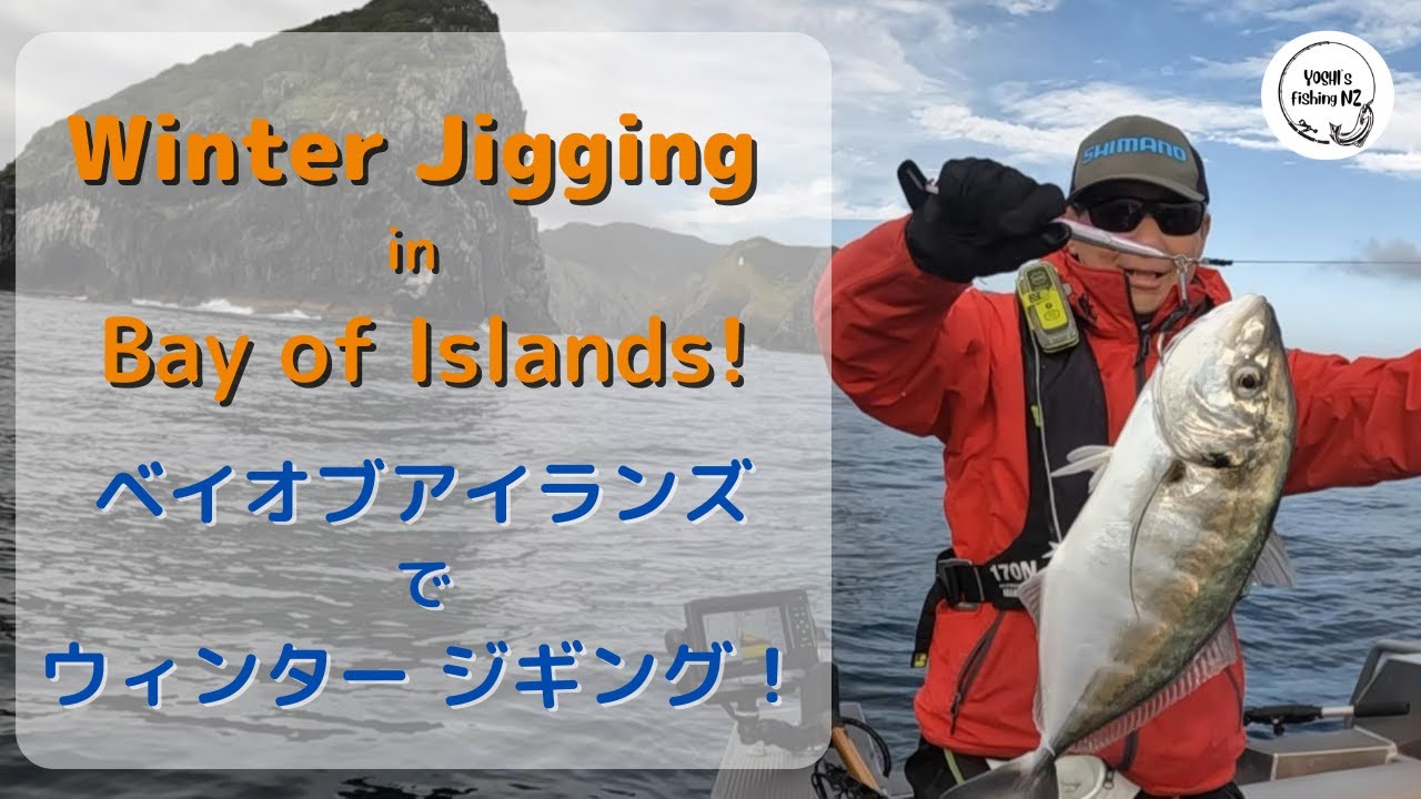 Winter Jigging in Bay of Islands! / ベイオブアイランズで ウィンタージギング