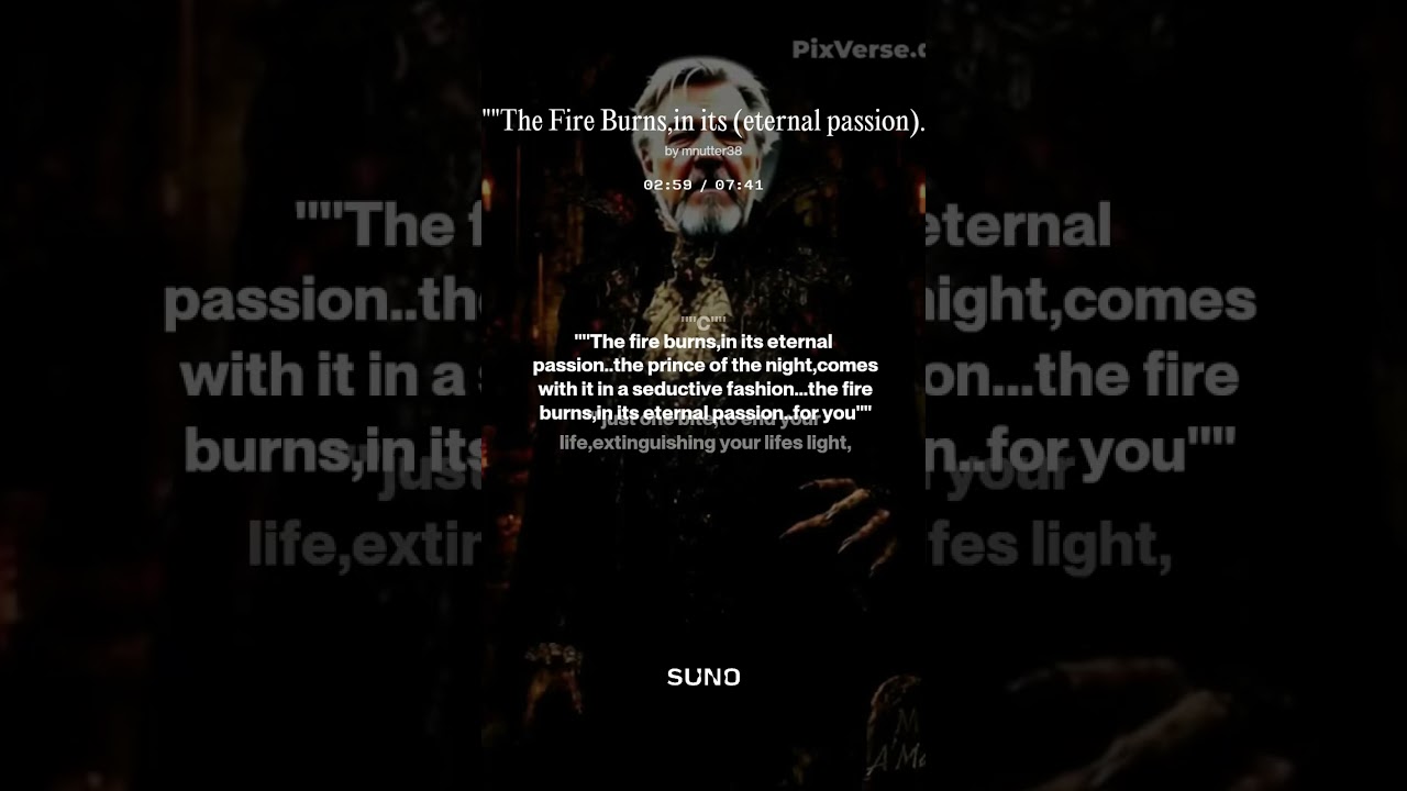 ""The  Fire Burns,in its (Eternal Passion)