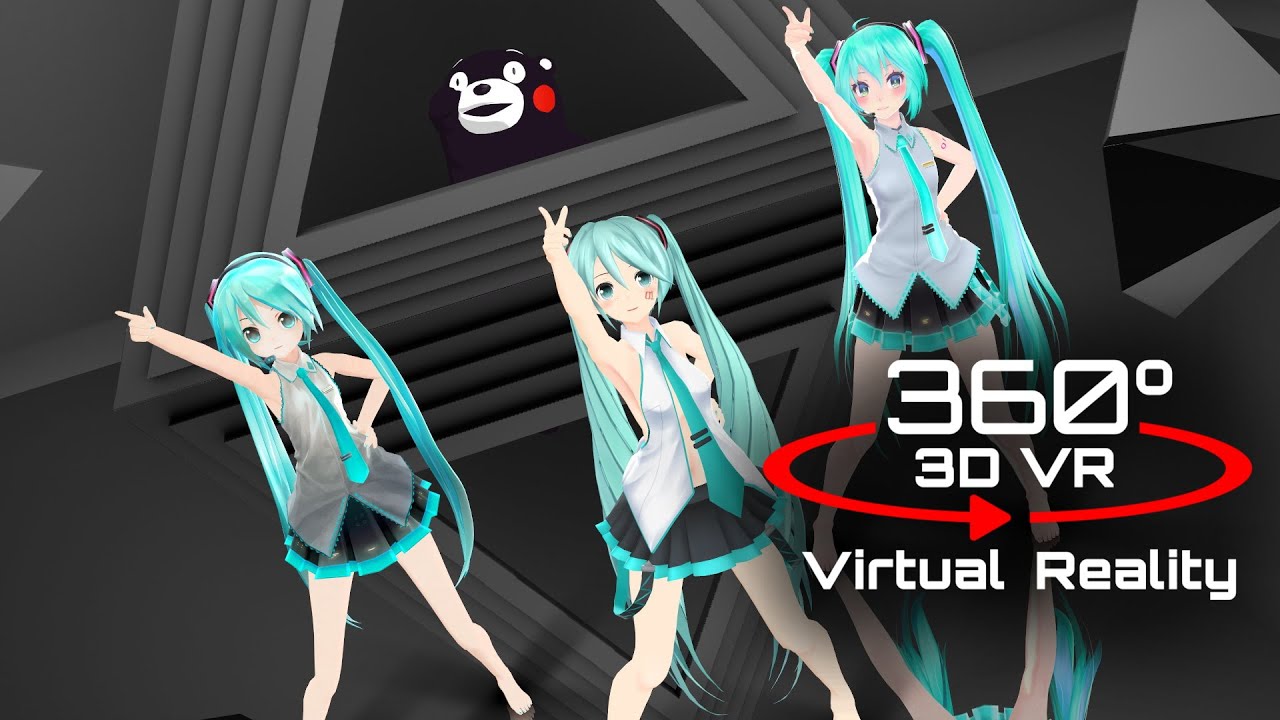 360 3D 4K | MMD PiNK CAT 【VR】