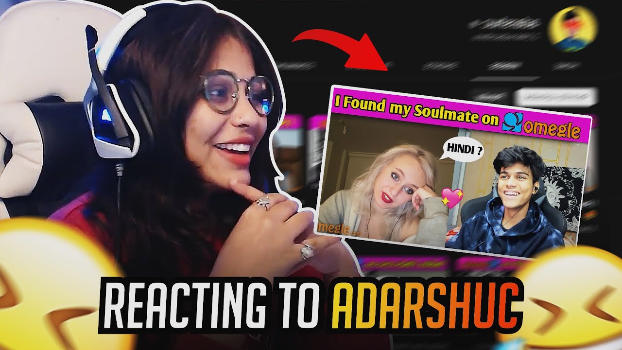 Reacting on Adarsh UC found Soulmate on Omegle Funny Video 🤣🤣 PART-5 ft: @adarshuc
