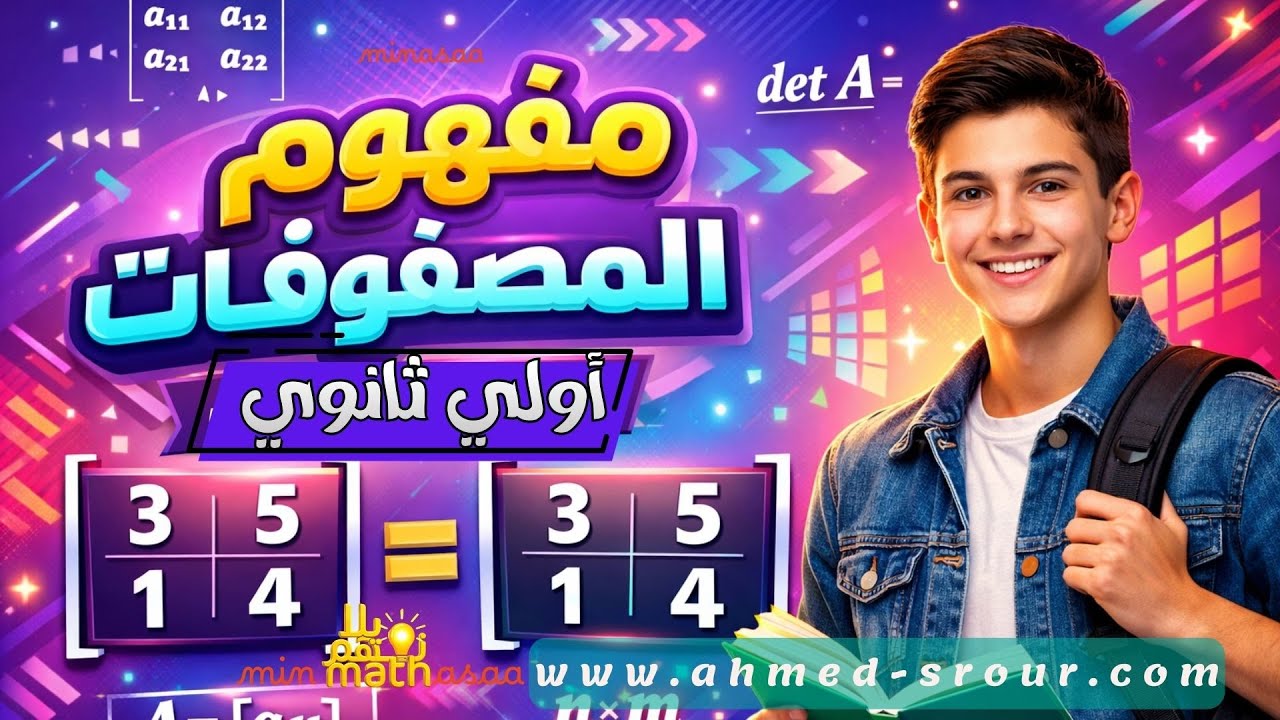 ابدأ المصفوفات صح! 💡 مفهوم المصفوفات | الدرس الأول – جبر أولى ثانوي