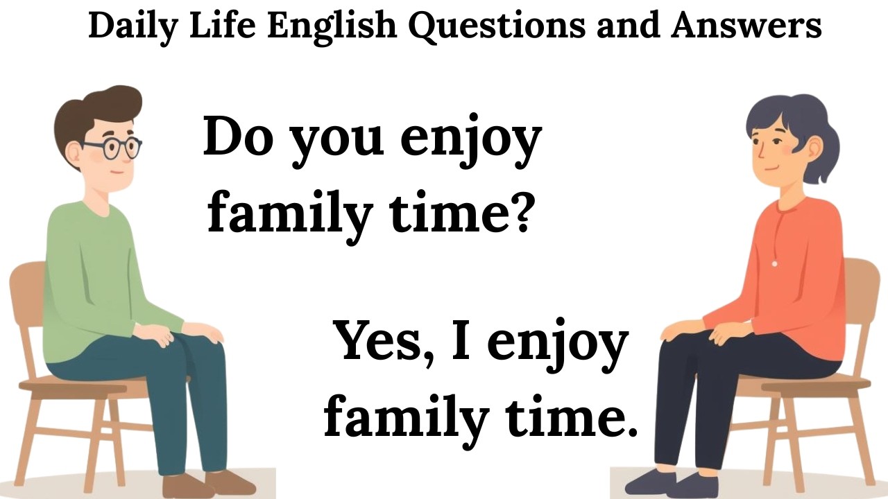30 Minutes of English Daily Routine Conversations | English Questions and Answers for Practice