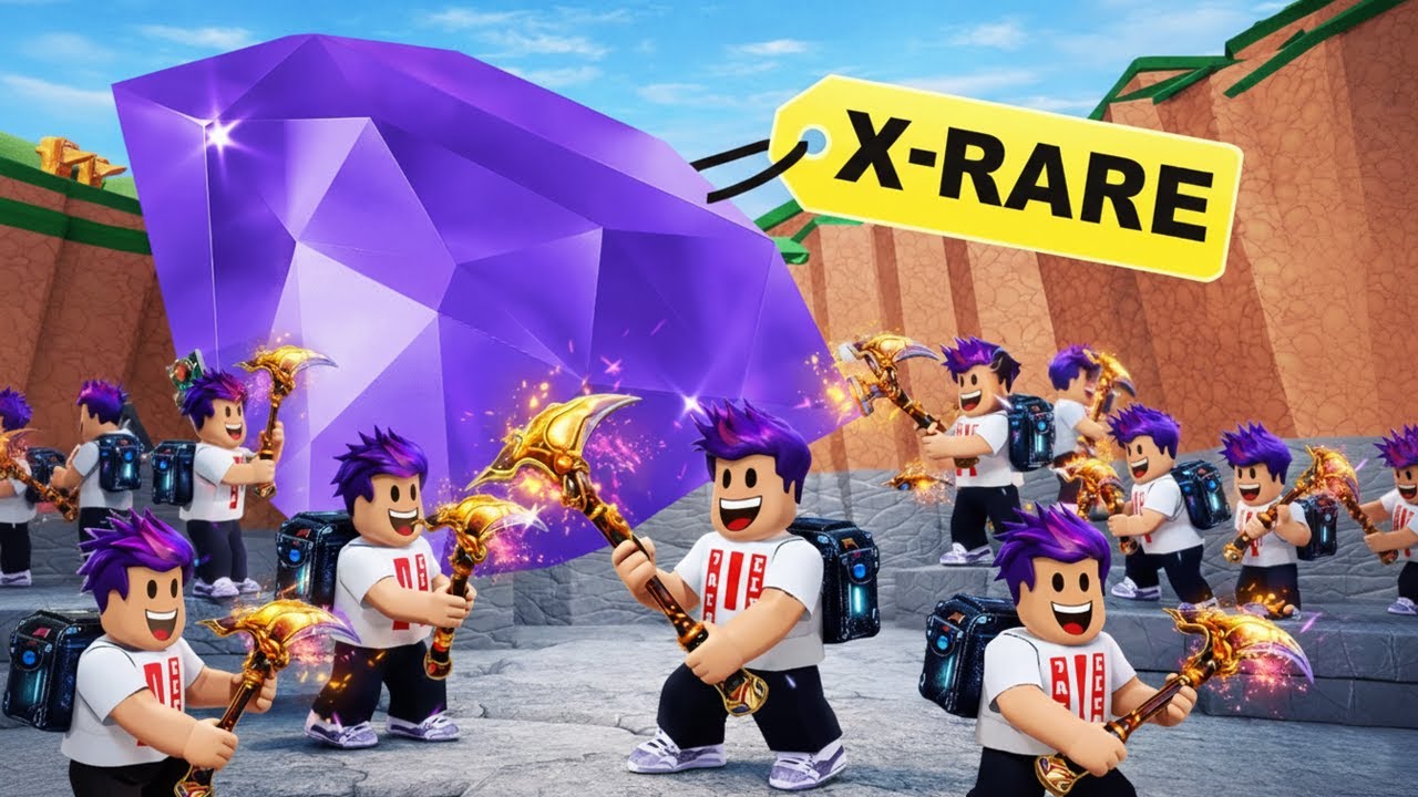 اكثر من 10 نسخ من كربتز يحفر وتجمع الموارد النادرة لعبة roblox !!