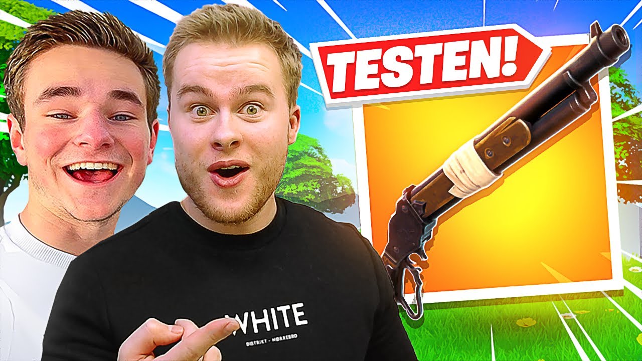 DE NIEUWE SHOTGUN TESTEN MET DON! - Fortnite Battle Royale (Nederlands)
