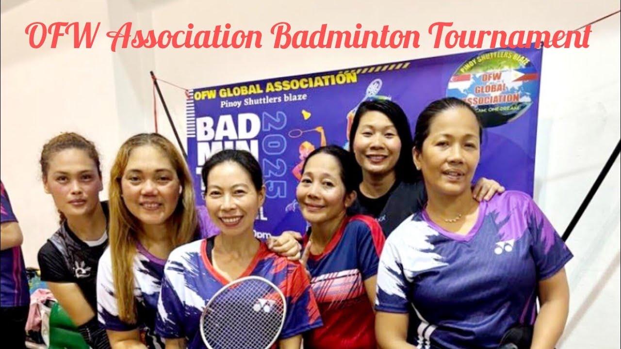 OFW Global Association Badminton Tournament | Pek Kio Community Centre | P1 | LS28
