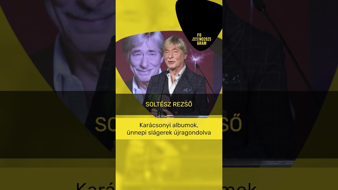 Fonogram-életműdíj: Soltész Rezső - karácsonyi albumok, ünnepi slágerek újragondolva