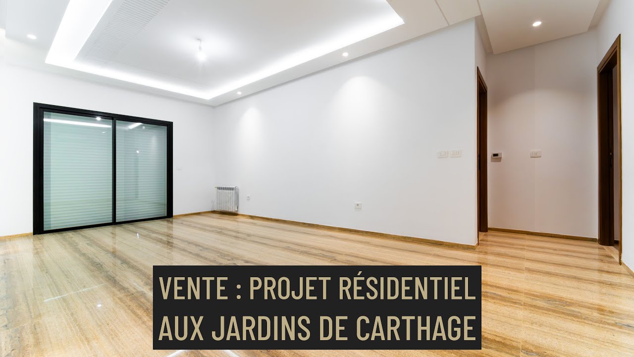 À vendre : Projet résidentiel d'exception aux Jardins de Carthage