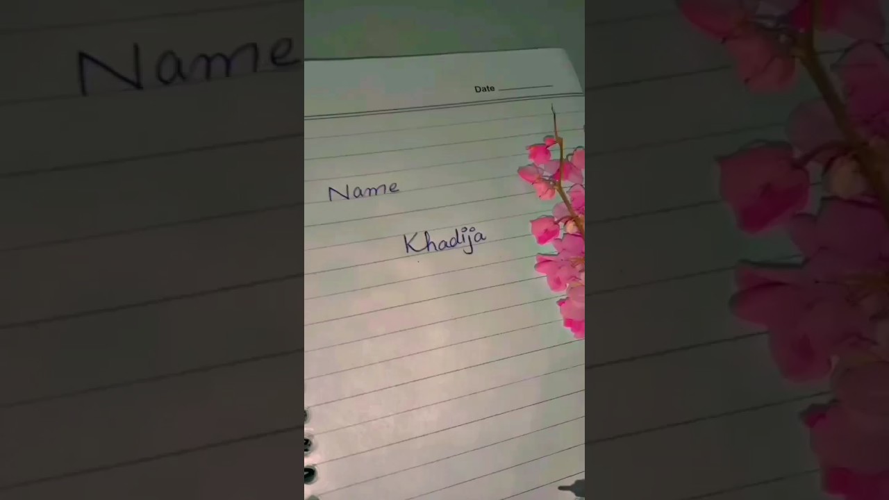 Signature style Khadija name|write ✍️ your name in comment|#shorts #subscribe