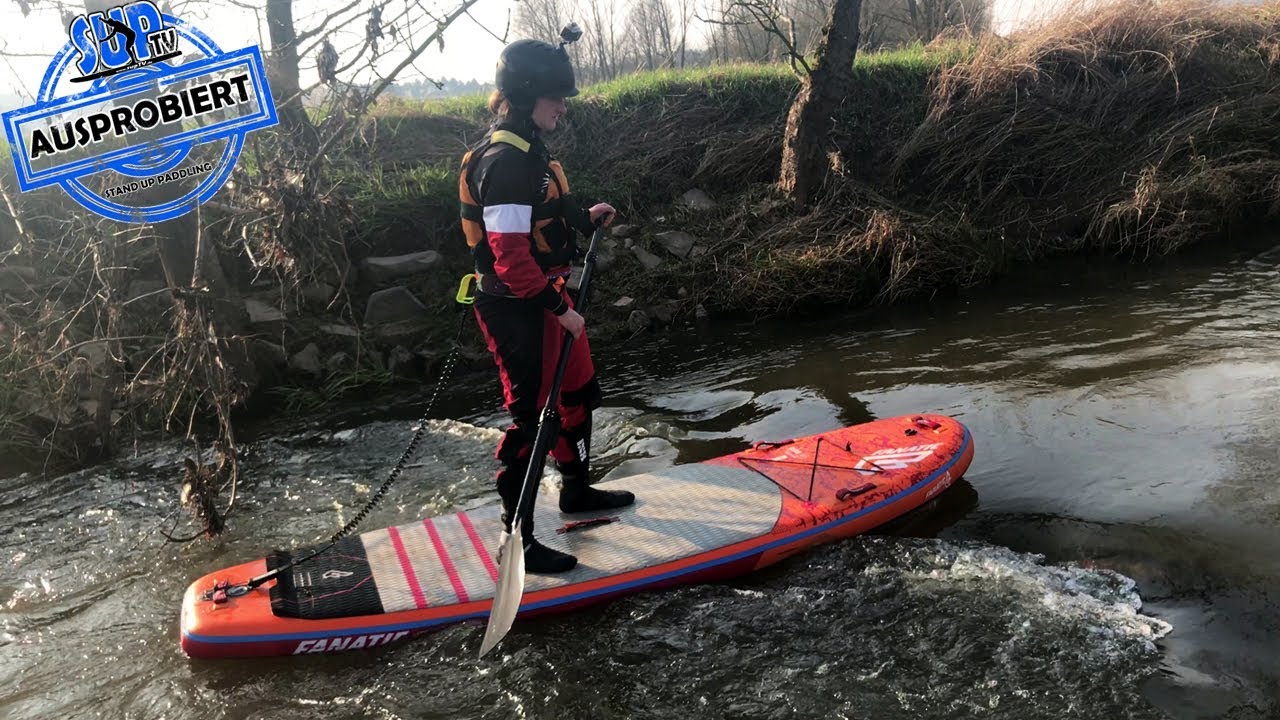WILDWASSER AUSPROBIERT - Unsere ersten Versuche mit dem SUP-Board im Fließwasser // SUP TV