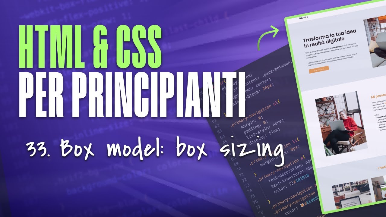 HTML e CSS per principianti: box sizing