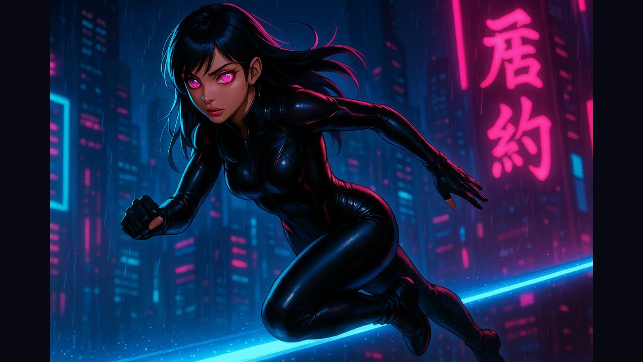 Cyberpunk Hyperfocus for Work & Coding (1 Hour) Study Music for Deep Focus