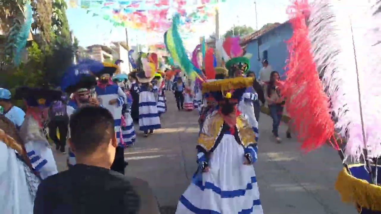 RECIBIMIENTO DE HERMANDAD DE CUAUTLA MOR. BANDA EL PARAISO Y CHINELOS EN SANTIAGO CACALOXTEPEC 2025